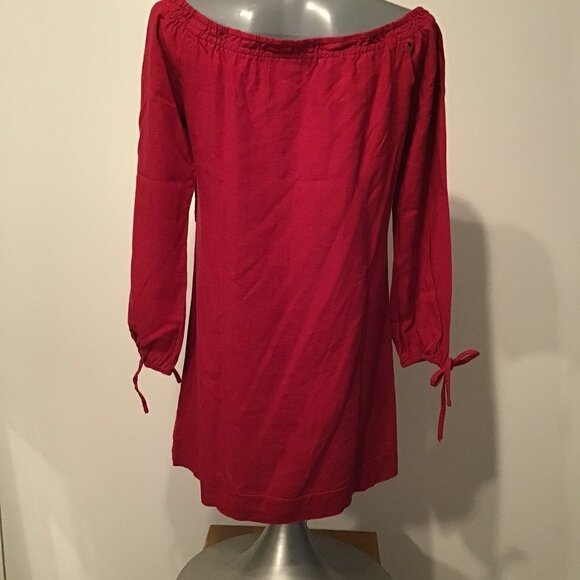 Harper & Me Off Shoulder Mini Tunic Dress Size M - Picture 3 of 14